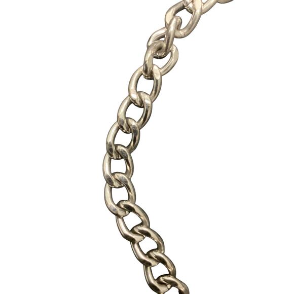 Gorgeous Rare VTG Chanel Chain Necklace/ Adjustable Belt XS - L Silver Tone CC’s - Picture 4 of 8